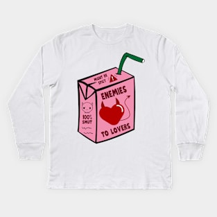 Enemies to lovers trope juicebox Kids Long Sleeve T-Shirt